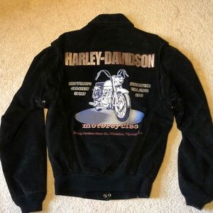 Harley Davidson leather riding jacket size xs